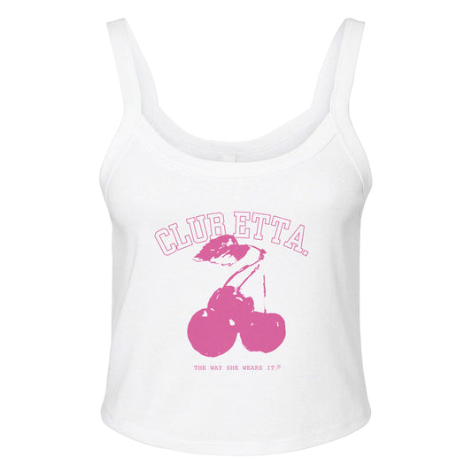 CLUB ETTA "CHERRY TANK" - Tank Top